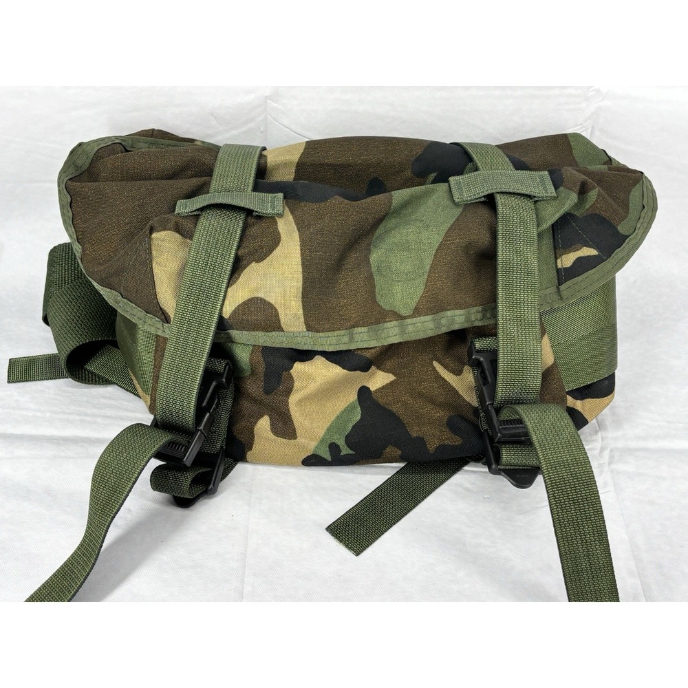US Military Woodland M81 Camo Butt Pack Field Training S&S Garment M81 Surplus